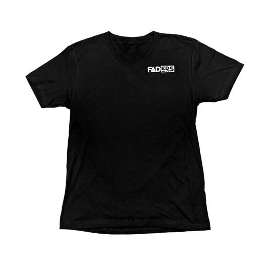 FADERS Small Logo V Neck Tee: Classic and Stylish Shirt for Men and Women